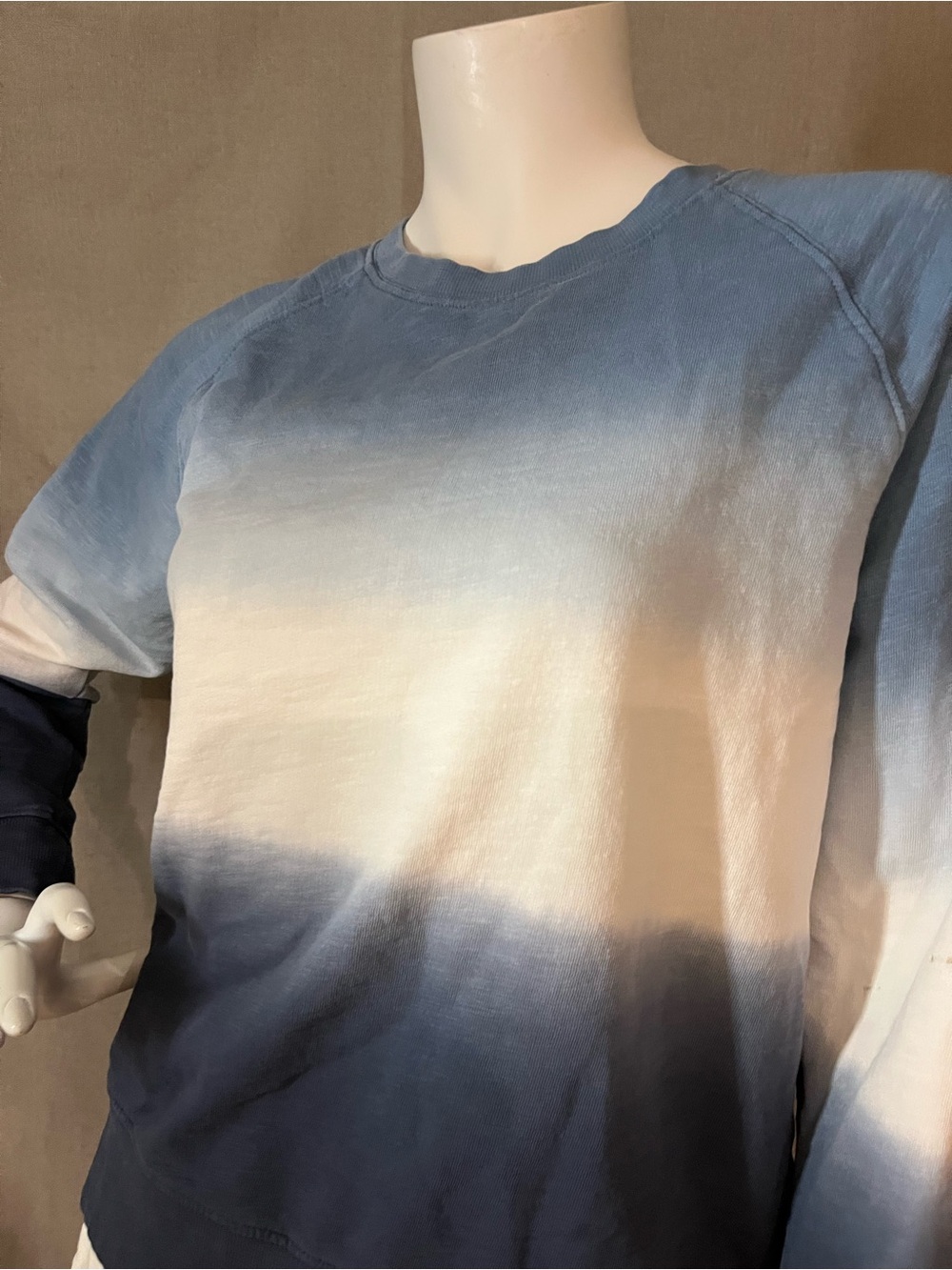 Northern Reflections Ombré Blue Terry Sweatshirt